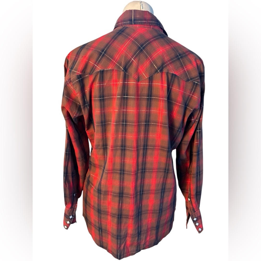 Vintage H Bar C Ranchwear checkered shirt - Picture 3 of 10